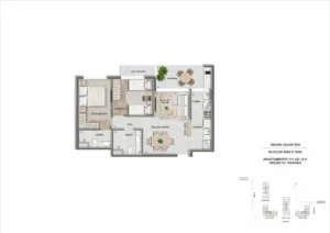NL-Apto 2 quartos - 68m² - GQ 5.000 e 8.000 - Final 11-2