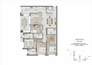 NL-Apto 4 suítes - 131m² - GQ 6.000 - Finais 02, 03, 06 e 07-12